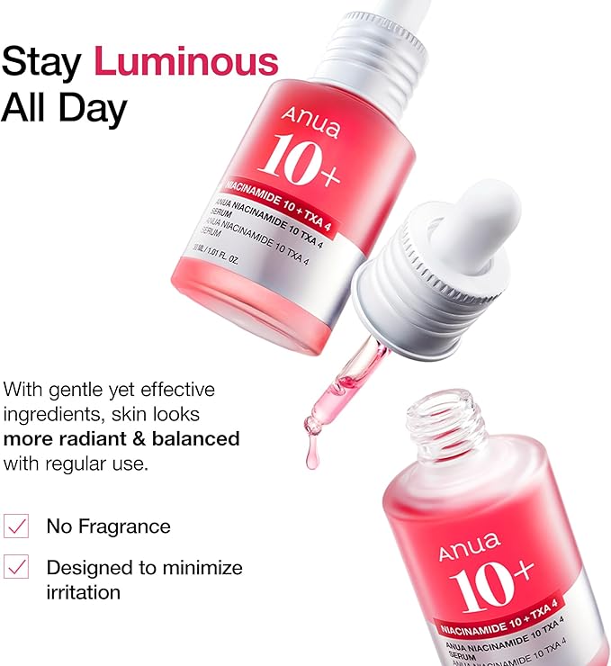 Lingtoolator Spot Correcting Serum / 10% Niacinamide+ 4% Tranexamic Acid, for Post-Acne Marks, Acne Scars, Hyperpigmentation and Even Skin Tone, Fragrance-Free