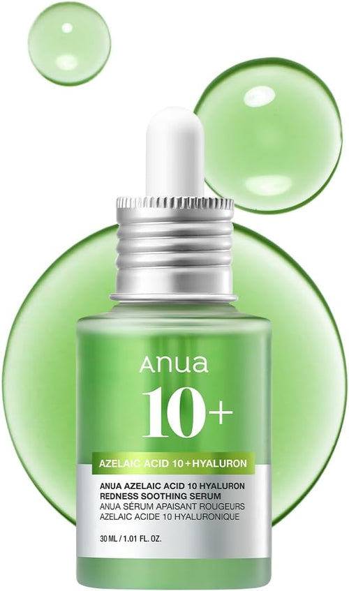 Anua Suero Facial Calmante con Acido Azelaico 10% y Acido Hialuronico, para Piel Sensible