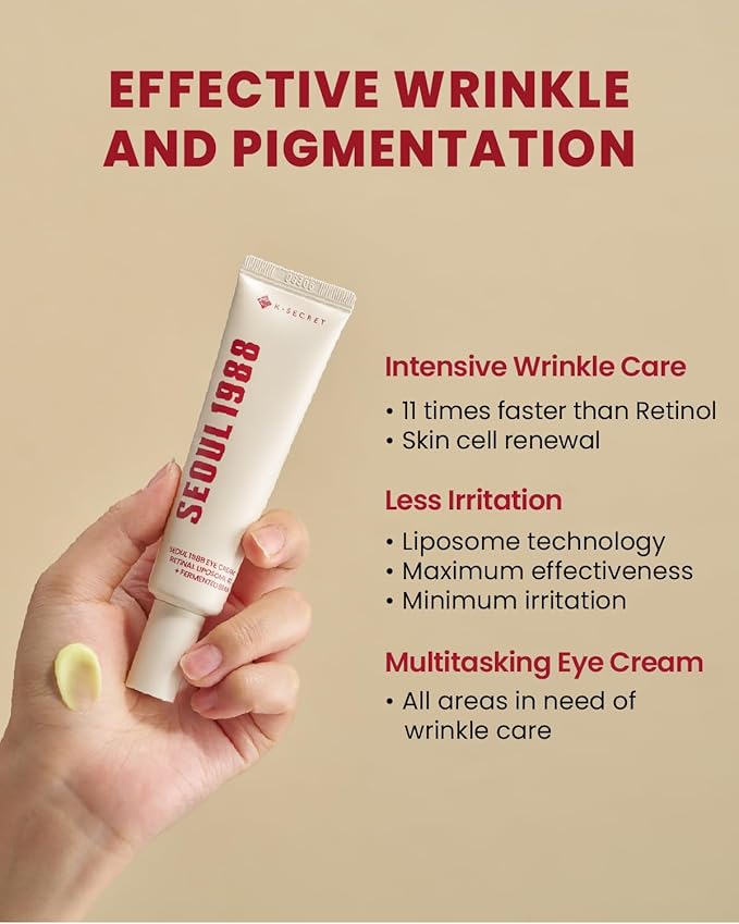K-SECRET Crema Para Ojos Ksecret Seoul 1988: Liposoma De Retina Al 4% + Frijol Fermentado