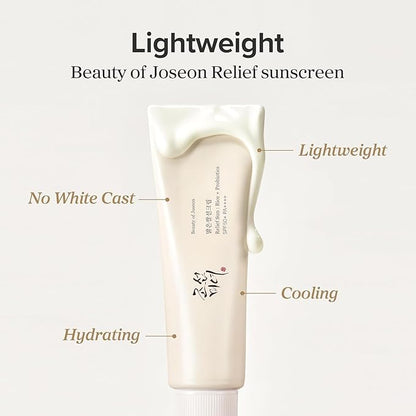 Beauty of Joseon - Protector solar Relief Sun Rice + Probióticos SPF 50+ PA++++