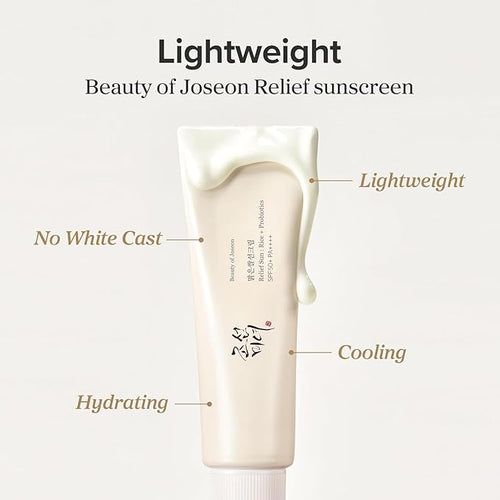 Beauty of Joseon - Protector solar Relief Sun Rice + Probióticos SPF 50+ PA++++