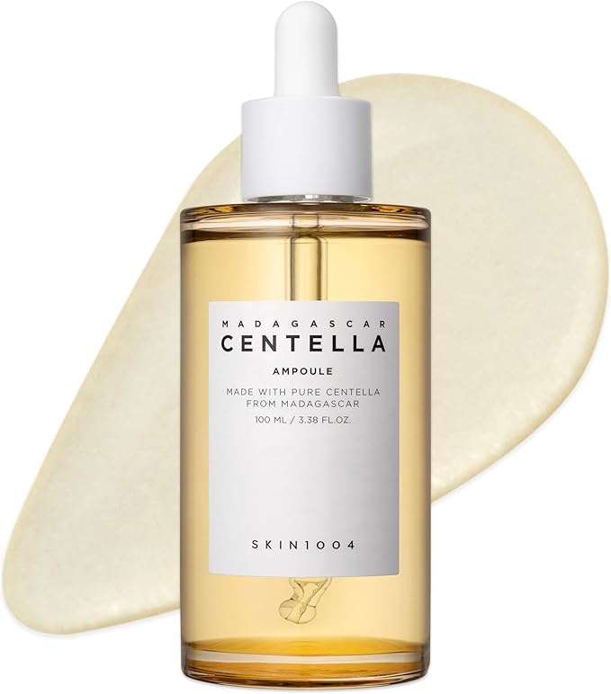 Skin1004 Madagascar Centella Asiatica 100 Ampoule (100ml or 3.38 floz) - Facial Serum - 100% Centella Asiatica Extract - for soothing sensitive and acne-prone skin
