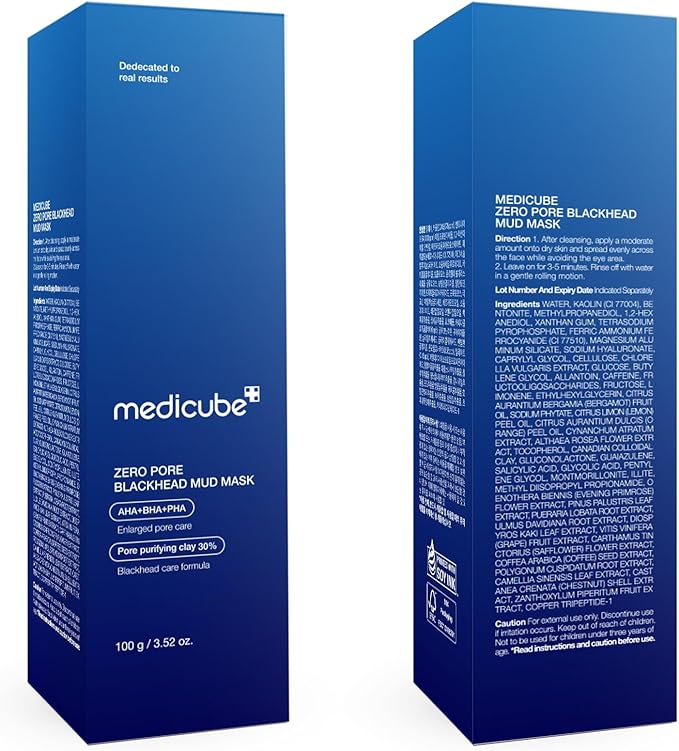 Mascara de Barro para puntos negros Zero Pore  Medicube